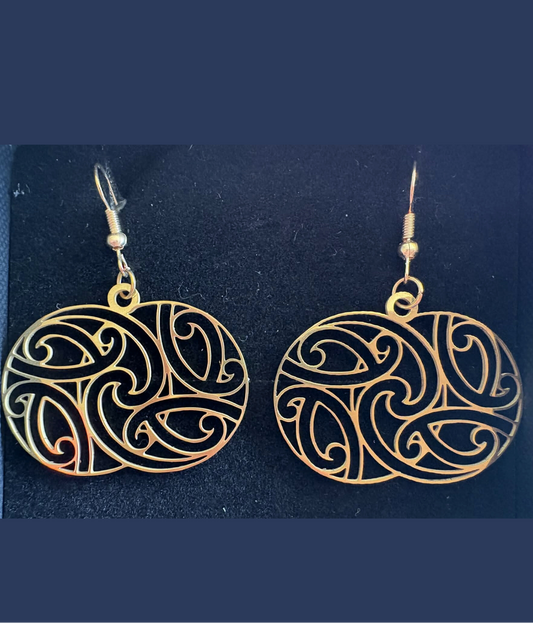 TKP Collection Earrings (double sphere)